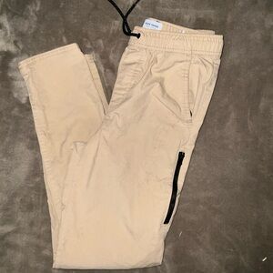 Old Navy Tan Casual Joggers with Elastic Waistband